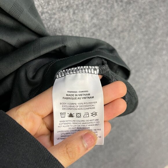 Nike Polo Shirt Men's Sz Medium Mesh Dri-Fit Standard‎ Fit - Picture 4 of 8